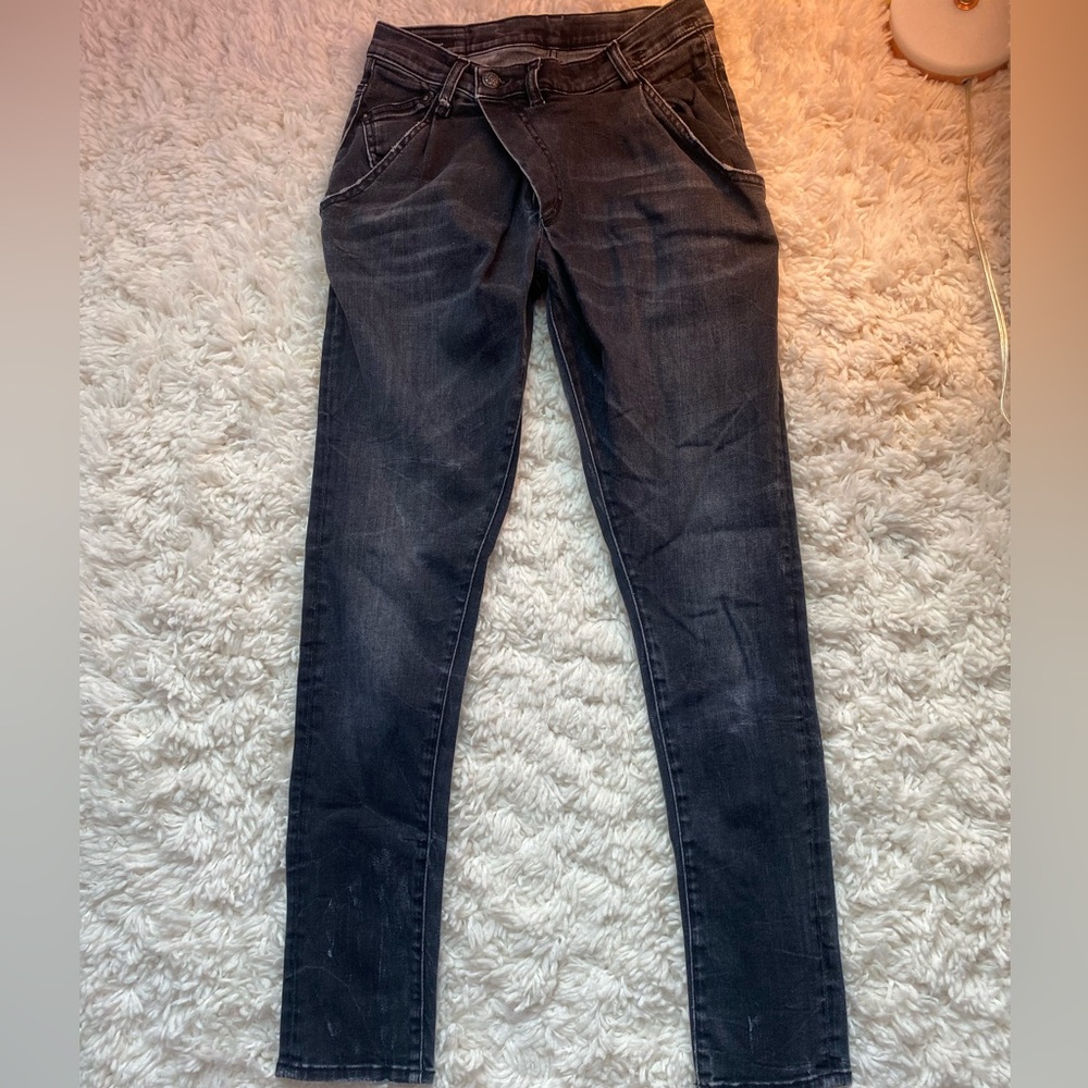 R13 Asymmetrical jeans